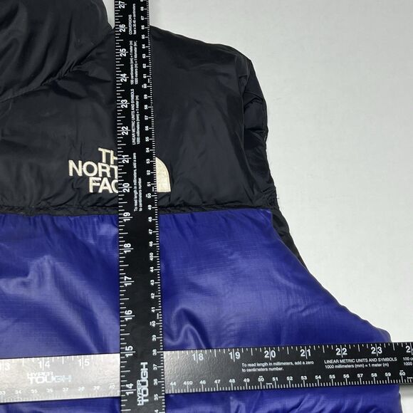 The North Face Nuptse Vest Blue and Black Men's Size L 700 Fill Power Goose Down - Picture 11 of 11